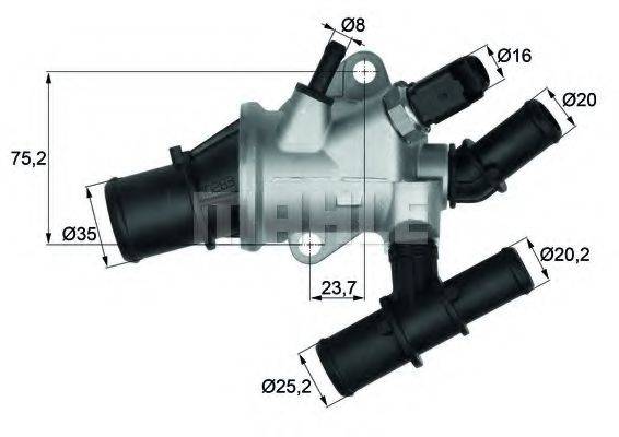 BEHR TI16288 Термостат, охолоджуюча рідина