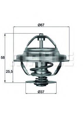 BEHR TX2180D Термостат, охолоджуюча рідина