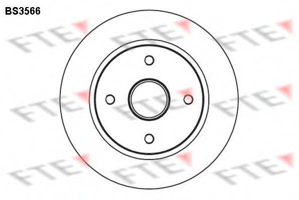 FTE BS3566 гальмівний диск