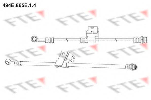 FTE 494E865E14 Гальмівний шланг