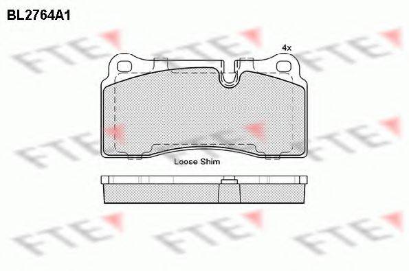 BMW 34 21 2 284 990 Комплект гальмівних колодок, дискове гальмо