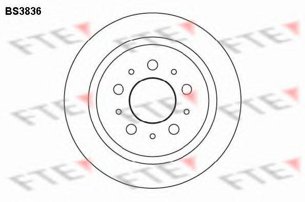 FTE BS3836 гальмівний диск