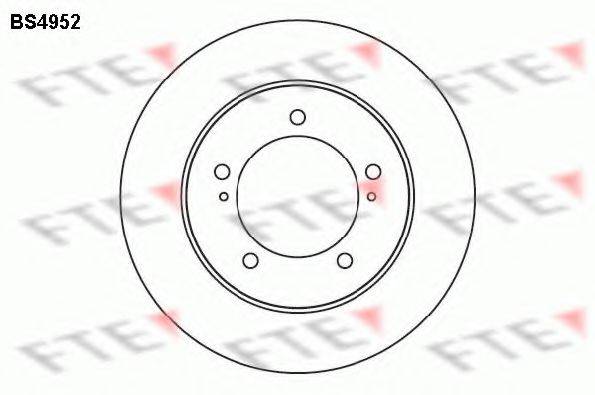 FTE BS4952 гальмівний диск