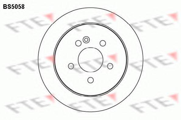 FTE BS5058 гальмівний диск