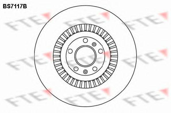 FTE BS7117B гальмівний диск