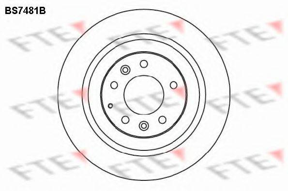 FTE BS7481B гальмівний диск