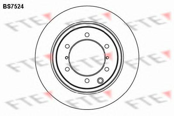 FTE BS7524 гальмівний диск