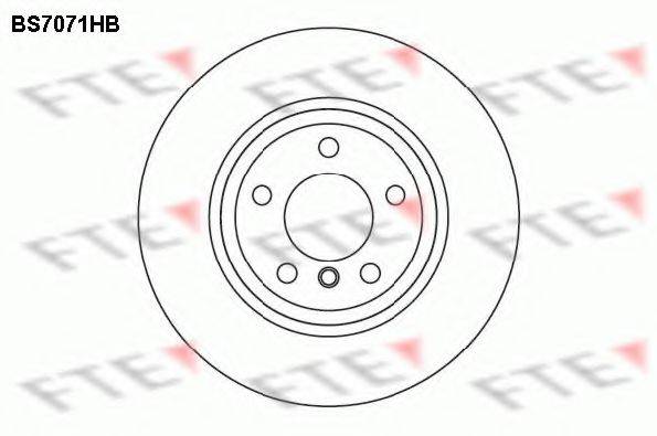 FTE BS7071HB гальмівний диск