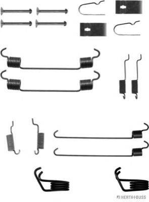 HERTH+BUSS JAKOPARTS J3563011 Комплектуючі, гальмівна колодка