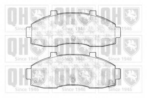 QUINTON HAZELL BP1079 Комплект гальмівних колодок, дискове гальмо