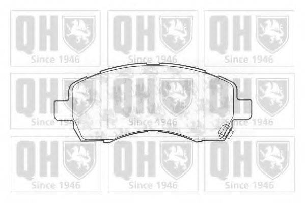 QUINTON HAZELL BP1179 Комплект гальмівних колодок, дискове гальмо