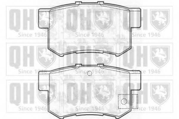 QUINTON HAZELL BP1181 Комплект гальмівних колодок, дискове гальмо