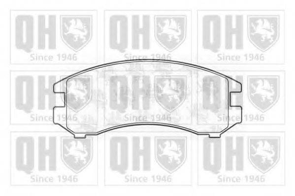 QUINTON HAZELL BP432 Комплект гальмівних колодок, дискове гальмо