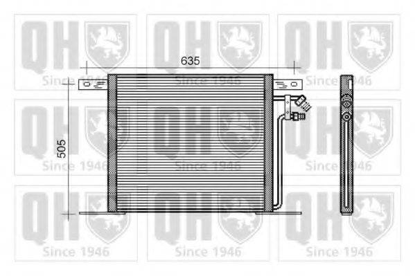 QUINTON HAZELL QCN145 Конденсатор, кондиціонер