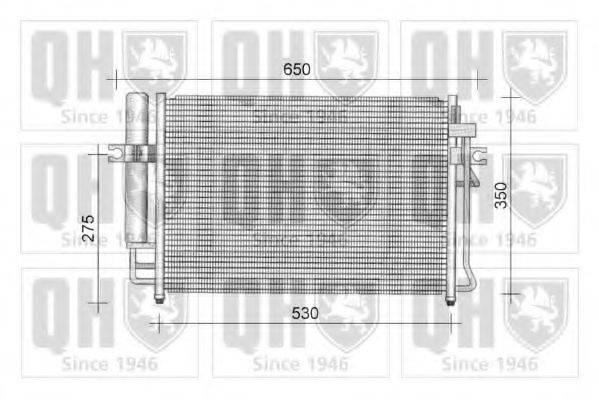 QUINTON HAZELL QCN280 Конденсатор, кондиціонер