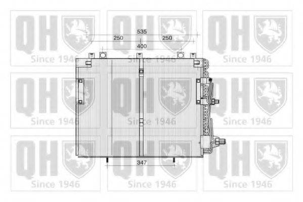 QUINTON HAZELL QCN289 Конденсатор, кондиціонер