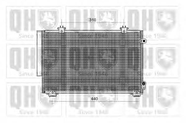 QUINTON HAZELL QCN344 Конденсатор, кондиціонер