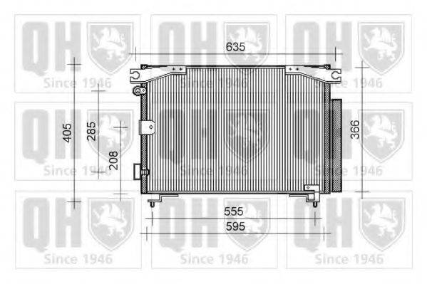 QUINTON HAZELL QCN347 Конденсатор, кондиціонер