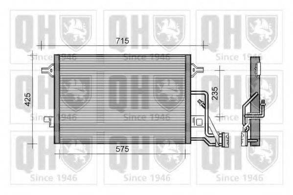 QUINTON HAZELL QCN358 Конденсатор, кондиціонер