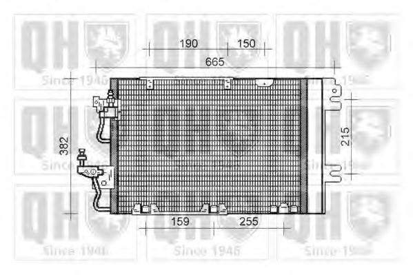 QUINTON HAZELL QCN451 Конденсатор, кондиціонер