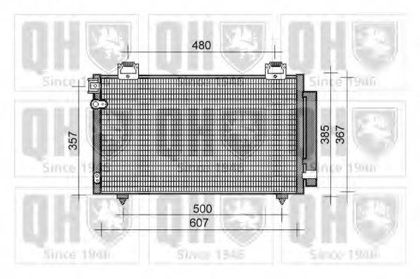 QUINTON HAZELL QCN475 Конденсатор, кондиціонер