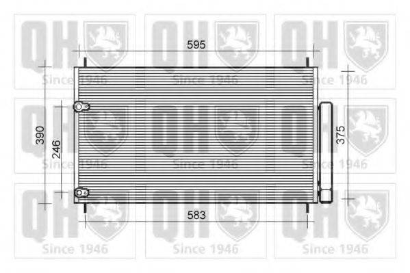 QUINTON HAZELL QCN625 Конденсатор, кондиціонер