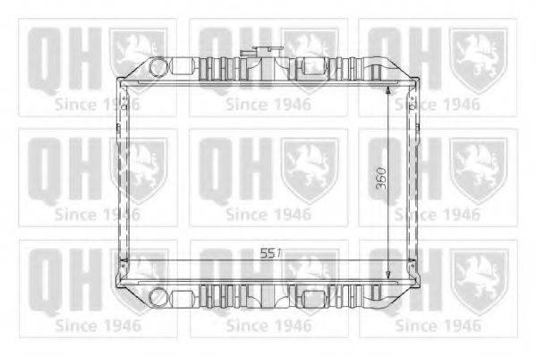 QUINTON HAZELL QER1159 Радіатор, охолодження двигуна