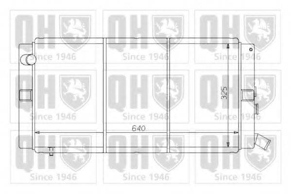 QUINTON HAZELL QER1286 Радіатор, охолодження двигуна