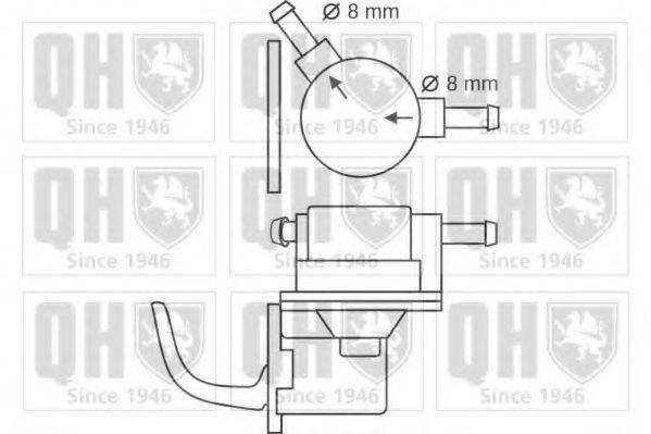 QUINTON HAZELL QFP120 Паливний насос