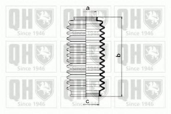 QUINTON HAZELL QG1020 Комплект пильника, рульове керування