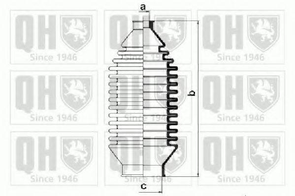 QUINTON HAZELL QG1045 Комплект пильника, рульове керування