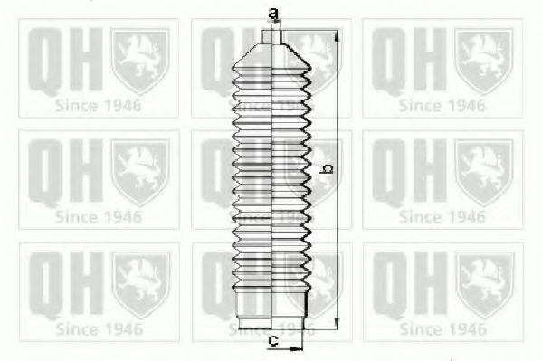 QUINTON HAZELL QG1179 Комплект пильника, рульове керування