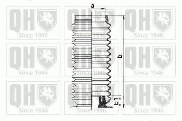 QUINTON HAZELL QG1196 Комплект пильника, рульове керування