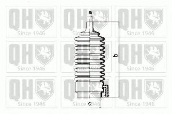 QUINTON HAZELL QG1220 Комплект пильника, рульове керування