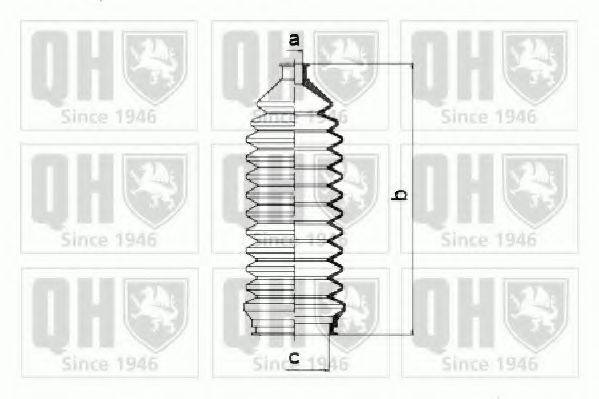 QUINTON HAZELL QG1250 Комплект пильника, рульове керування