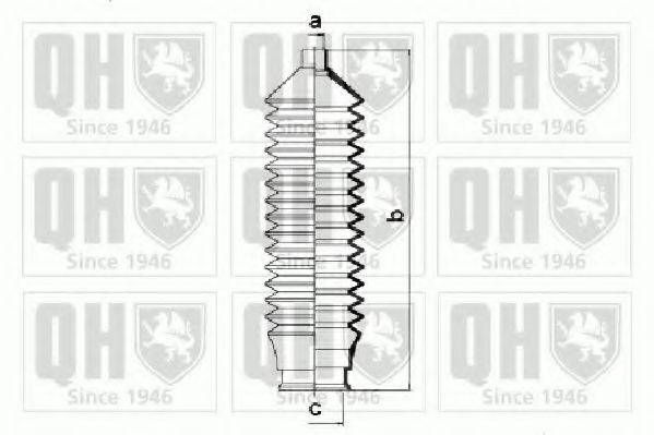 QUINTON HAZELL QG1305 Комплект пильника, рульове керування