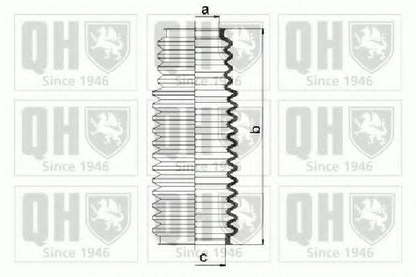 QUINTON HAZELL QG1380 Комплект пильника, рульове керування