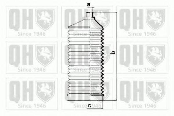 QUINTON HAZELL QG1432 Комплект пильника, рульове керування