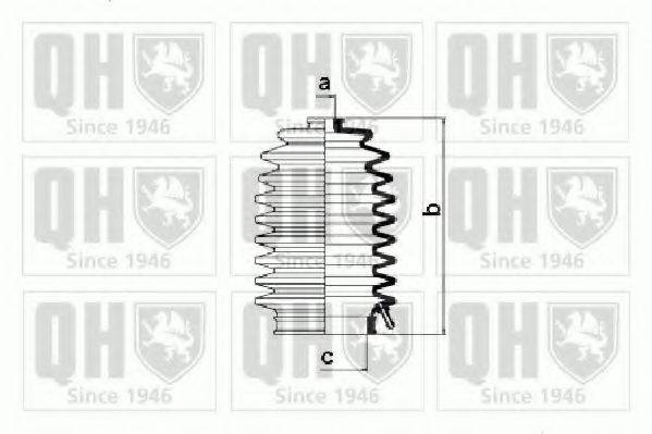 QUINTON HAZELL QG1445 Комплект пильника, рульове керування