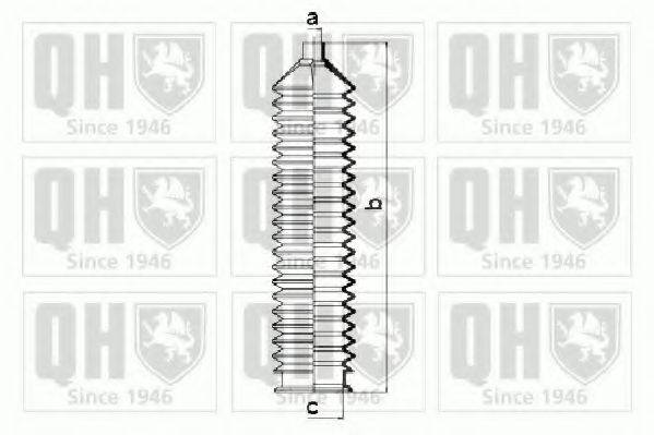 QUINTON HAZELL QG1679 Комплект пильника, рульове керування