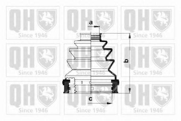 QUINTON HAZELL QJB1010 Комплект пильника, приводний вал