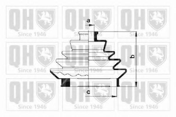 QUINTON HAZELL QJB188 Комплект пильника, приводний вал