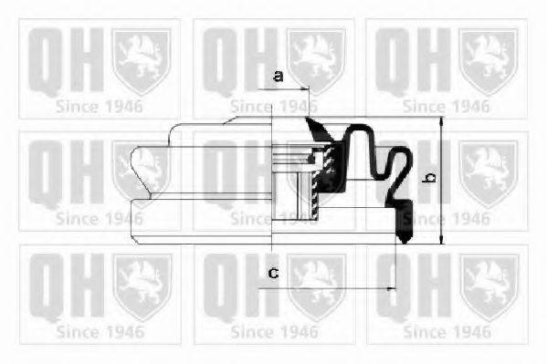 QUINTON HAZELL QJB287 Комплект пильника, приводний вал