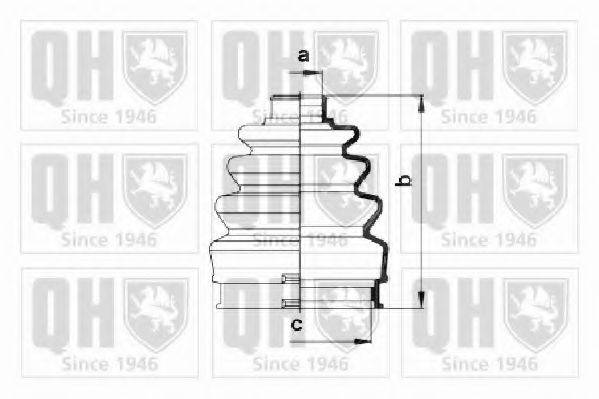 QUINTON HAZELL QJB403 Комплект пильника, приводний вал