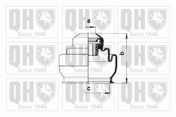 QUINTON HAZELL QJB504 Комплект пильника, приводний вал