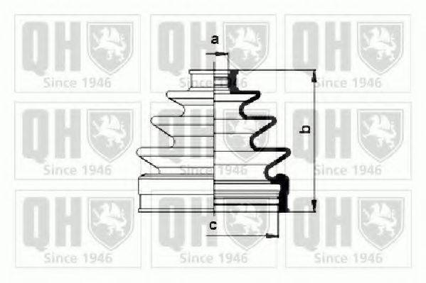 QUINTON HAZELL QJB860 Комплект пильника, приводний вал