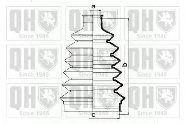 QUINTON HAZELL QJB909 Комплект пильника, приводний вал