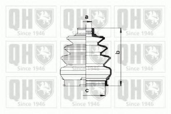 QUINTON HAZELL QJB968 Комплект пильника, приводний вал