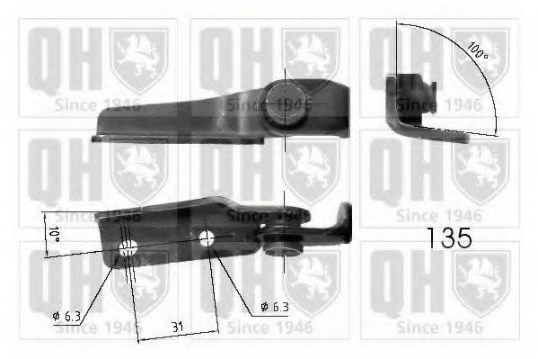 QUINTON HAZELL QTS840264 Газова пружина, кришка багажника