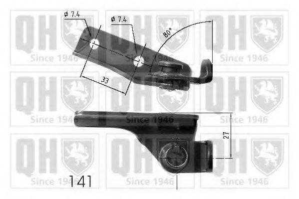 QUINTON HAZELL QTS840268 Газова пружина, кришка багажника